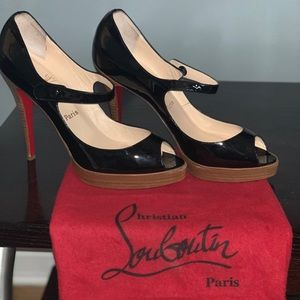 Authentic Christian Louboutin Mary Jane Heels